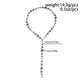 Goth Plastics CCB Beads Chest Choker Necklace for Women 2025 New Fashion Retro Sweater Chain Party Jewelry Accessories