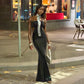 Halter Backless Fishtail Maxi Dress Sexy Black Party Dresses Evening Gown Luxury Woman Elegant 2026
