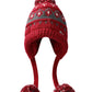 2025 Winter New Arrivals Cute Casual Stripe Diamond Plush Pom Pom Beanie For Women