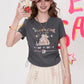Y2K Cartoon Print Crop T-Shirt Short Sleeve Ruched Side Slim Fit Tee for Women