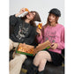 Women's Sweatshirt with Graphic and Slogan Print, Everyday Outdoor Top
