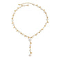 2025 Trendy Elegant Imitation Pearls Choker Necklaces Women Bohemia CCB Beaded Long Y-Shaped Pendant Necklace Jewelry