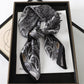 Bohemian Style Print Luxury Brand Silk Square Scarf Women Satin Shawls Neckerchief Wrap Scarves Bandana Hair Hjiab Floral