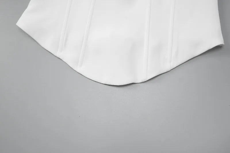 Corset Waist Sleeveless Backless Long Dresses White Red Elegant Sexy Party Dress 2026 Summer Clothes for Woman