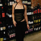 Mesh Patchwork Backless Sexy Maxi Dress For Women Gown Fashion Halter Sleeveless Strapless Bodycon Club Long Dress