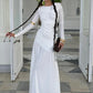 Autumn Long Sleeve Ruched Sexy Maxi Dress For Women Fashion Elegant Solid Bodycon Club Party Long Dresses Female 2025