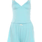 Sporty Streetwear Women Trend Simple 2-Piece Set Trend Fashion Bow Appliques Low Chest Camisole+Shorts Hottie Suits