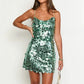 Sexy Women Slip Mini Dress Party Club Spaghetti Straps Backless Tie-up Sequins Summer Dress Holiday Beach Sundress