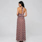 Polka Do Deep V Neck Backless Maxi Dress Vacation Outfits for Woman Elegant Summer Dresses 2026