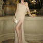 High Side Slit Maxi Dress Women Sleeveless Slanted Shoulder Mesh Tassel Solid Skinny Elegant Dinner Party Vestidos