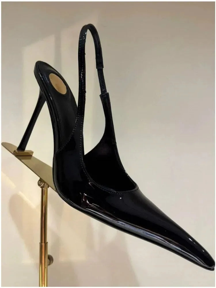 European and American Spring/Summer New Pointed Stiletto Sandals Fashionable and Sexy Party Wedding Women's High Heel Sandals