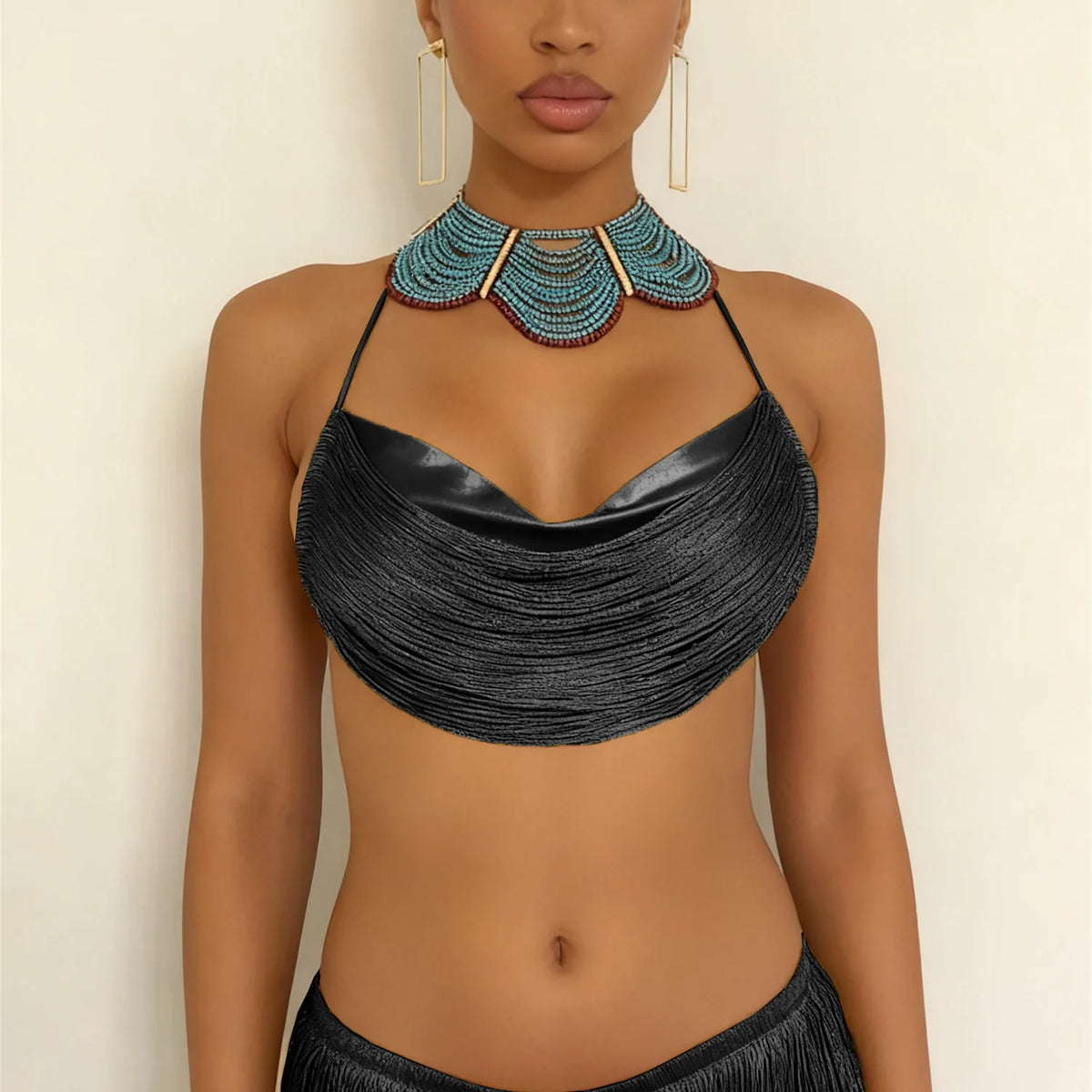 Sexy Crop Top Women Solid Halter Open Back Tops Backless Party Club Tank Top Summer Vacation Beach Camisole