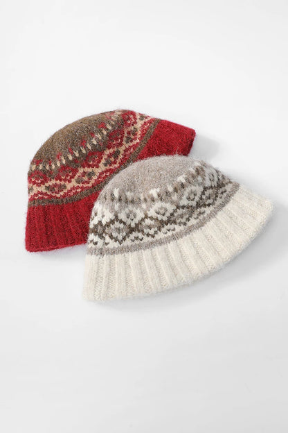 2025 Winter New Arrivals Cute Casual Preppy Diamond Dome Stripe Beanie For Women