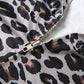 Sporty Leopard Print 2 Piece Set Woman Full Sleeve Zip Cardigan Hooded Crop Tops+Skinny Long Pants Street Fashion Outfits