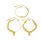3Pcs/Set Bohemia Triangle Peach Heart Imitation Pearl Bracelets Women Trendy Elegant Bead Charm Bangles Y2K Jewelry ﻿ ﻿