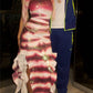 Halloween Shark Tale Costume Dress for Women Anime Sexy Sequin Tassel Hem Fish Strapless Tube Cosplay Maxi Dress