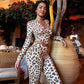 Women Clothing Two Piece Set Casual Y2k Cheetah Printed Hooded Cardigan Top and Flare Pants Matching Outfits