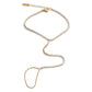 Trendy Stainless Steel Zircon Beads Back of Hand Chain Finger Bracelet Fashion Chic Sexy Jewelry Waterproof Wholesale Gift
