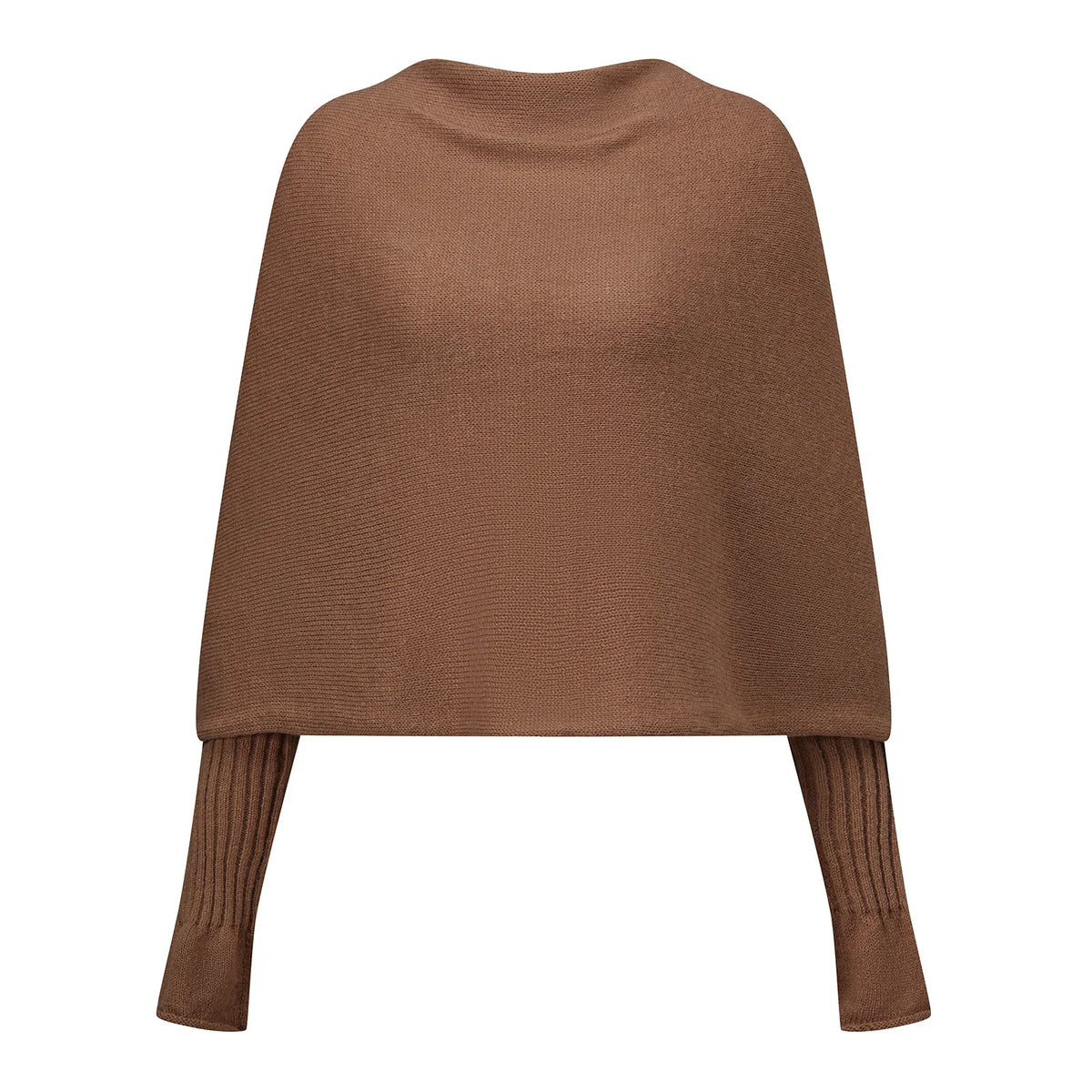 Women Loose Mohair Knitted Sweater Draped Off Shoulder Flare Sleeve Sheer Knit Jumper Cross Wrap Back Winter Pullover