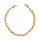 Punk Imitation Pearl Trousers Hipster Pant Jean Keychain Ring Clip for Men Tassel Bag Handbag Chain Women Jewelry Gift