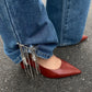 2025 New Fashion Unique Metal Tassels Foot Ankle For Women Beach Foot Chains Jeans Dress Accessories Aesthetics Jewelry