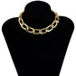 High Quality Exaggerated Plastic Big Chain Necklace Women Statement Punk Chunky Thick Link Gothic Grunge Jewelry Steampunk Men