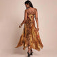 Leopard Print Mesh Splicing Sleeveless Maxi Dress Woman Fashion 2026 Sexy Summer Dresses