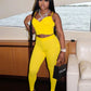 Sexy Women 2 Piece Set Summer Tracksuit Cross Mesh Camisole+Leggings Stretch Tight Matching Streetwear Matching Suits