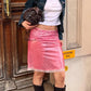 Women's Fashion Midi Skirts Sequins Lace Trim Low Waist Skirts Summer Fashion Bodycon Skirts Dress Y2K Streetwear