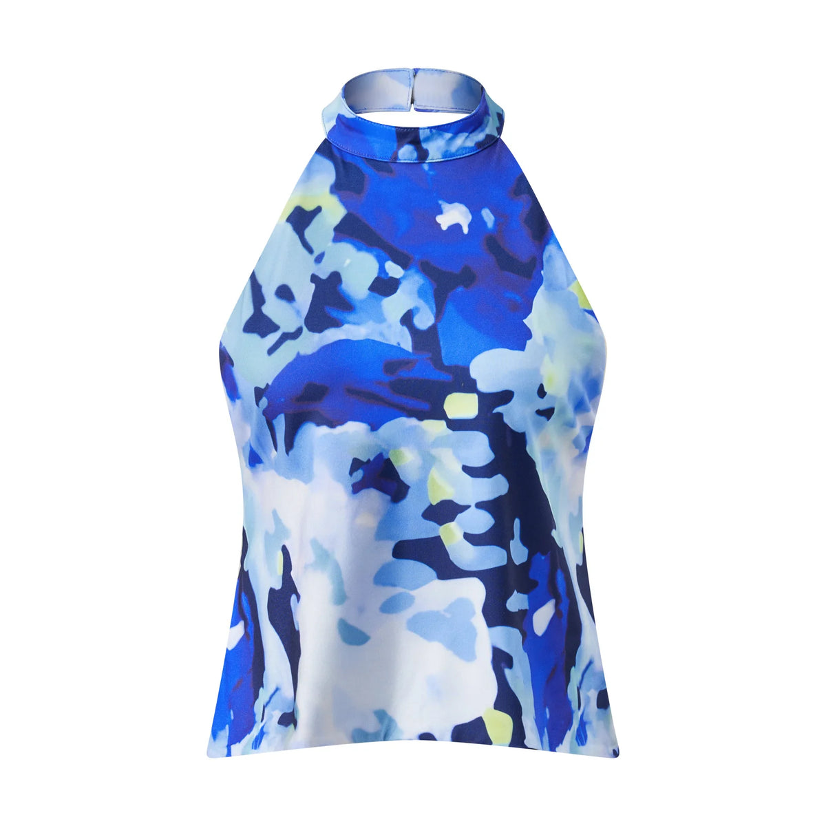 Women Y2k Floral Printed Halter Tank Top Summer Going Out Cami Tops Boho Sexy Backless Vacation Beach Camisoles
