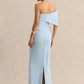 Off-shoulder Strapless Sexy Maxi Dress Women Elegant Patchwork Bow Backless Sleeveless Bodycon Club Party Long Dresses