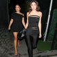 Sexy Black 2 Piece Set Cut Out Tube Top Flare Pants Kylie Jenner Outfits Women Trending Clothing Summer