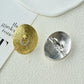 1PC New Vintage Alloy Golden/Silver Plated Oval Style Open Ring For Women Fashion Jewelry Accessories