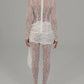 Lace See Through Long Sleeve Sexy Jumpsuit Women Fashion Transparent Irregular Elegant Club Party Jumpsuits Beachwear