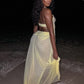 Sexy See Through Dress Women Sexy Halter Chain Backless Irregular Ruched Patchwork Vacation Birthday Party Clubwear