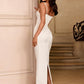 Spaghetti Strap Sexy Maxi Dress Women Elegant Sleeveless Backless Split Bodycon Wedding Guest Club Party Long Dresses