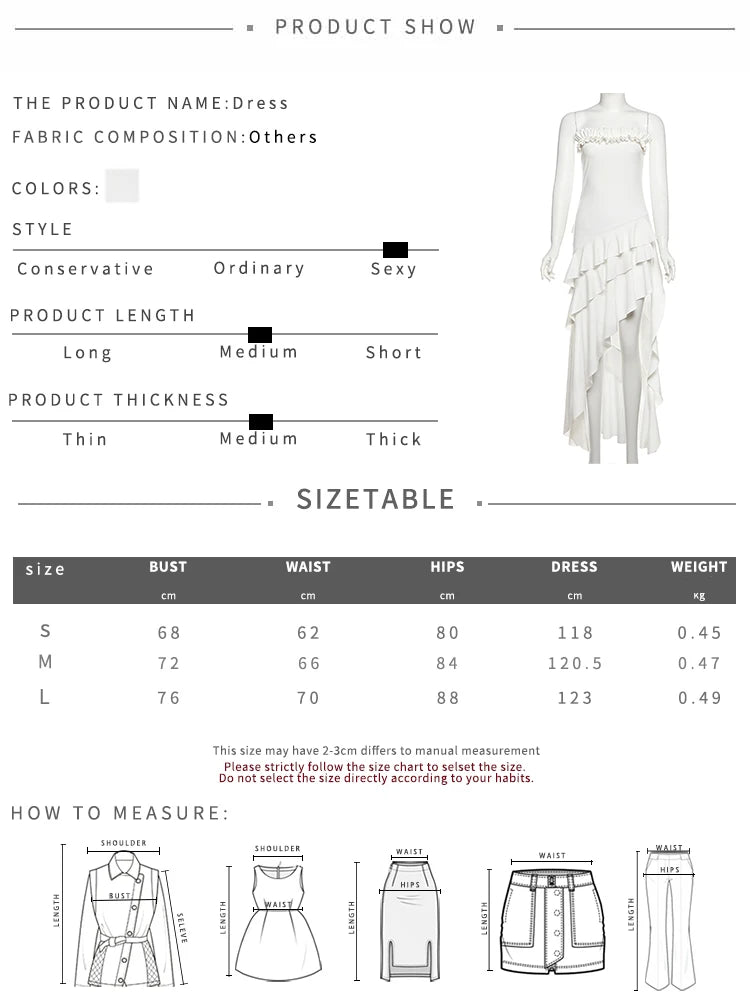 Y2K Tierred Maxi Dress Women Chic Summer Trend Irregular Split Hem Wrap Elegant Beach Club Party Vacation Vestidos