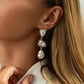 Elegant Imitation Pearl Water Drop Long Tassel Earrings for Women Trend Retro Pierced Dangle Earrings Wedding Jewelry