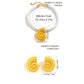 2Pcs/Set Big Conch Snail Pendant Choker Necklace Stud Earrings for Women Punk Chunky Rope Chain Vacation Accessories Party Gift