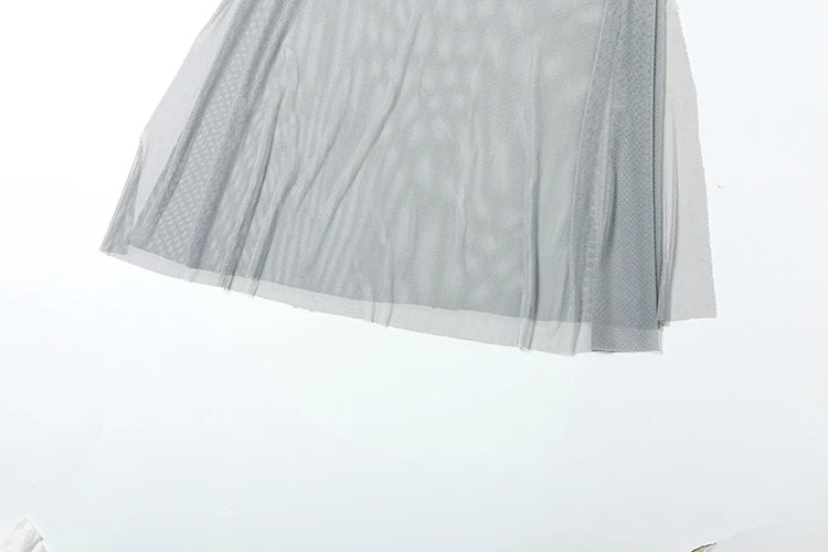 Sexy Hollow Maxi Dress Women Slash Neck Off Shoulder Waistless Mesh Patchwork Splits Hem Midnight Coquette Vestidos