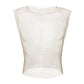 Men Fishnet Sexy Tank Tops Man Rhinestone Shiny See-Through Hollow Vest Mesh Sleeveless T-Shirt Transparent Clothing Clubwear