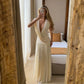 Elegant Ruched Sleeveless Deep V Neck Maxi Dress Birthday Party Dresses for Woman Clothing 2026