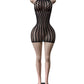 Sleeveless See Through Jacquard Dress Women Sexy Backless Halter Bandages Trend Fashion Midnight Club Street Bodycon