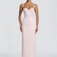 Spaghetti Strap Sexy Maxi Dress Women Elegant Sleeveless Backless Split Bodycon Wedding Guest Club Party Long Dresses