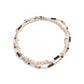 2pcs New Trendy Natural Stone Chain Necklace Set for Men Hip Hop Double Layer Wooden Beaded Choker Jewelry on the Neck