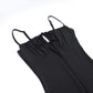 Spaghetti Strap Square Neck Backless Flare Jumpsuit Summer Clothes Women Black One Piece Bodycon Jumpsuits