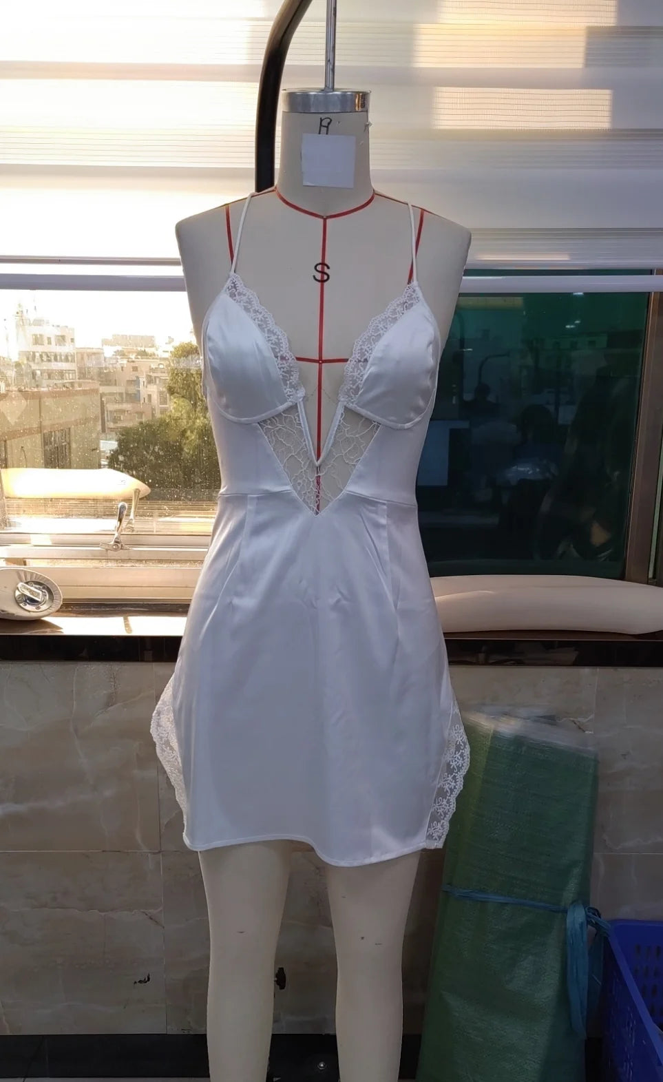 Y2K Lace Stitching Satin Bodycon Dress Set Women Sexy Sleeveless Mini Dresses Fairycore Coquette Party Holiday Robe 2023