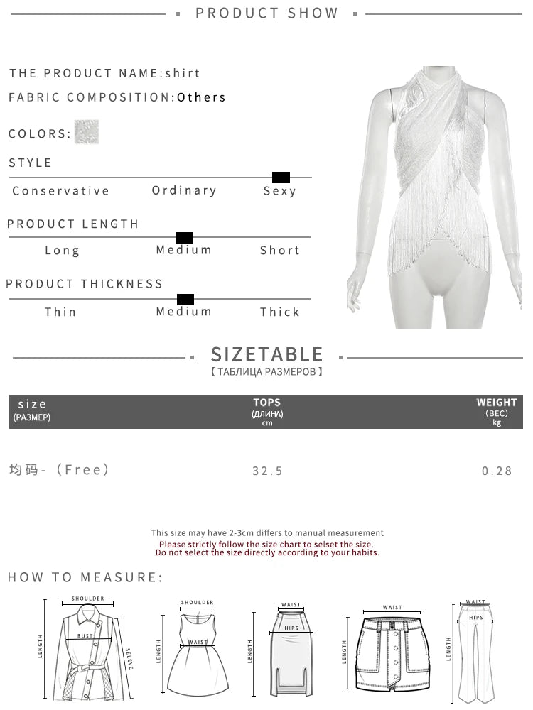 Tassels Lace Vest Women Jacquard Cross Halter Bandage Or Wrap Chest Backless Sexy Music Festival Midnight Streetwear