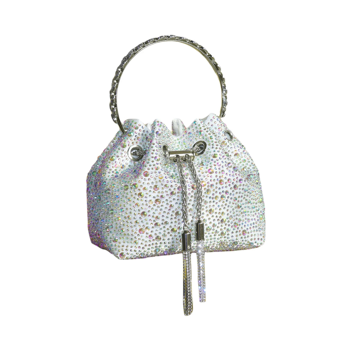 Rhinestones Evening clutch Bag Purses and handbag luxury Designer shoulder bag Shiny Crystal Clutch purse bucket bag