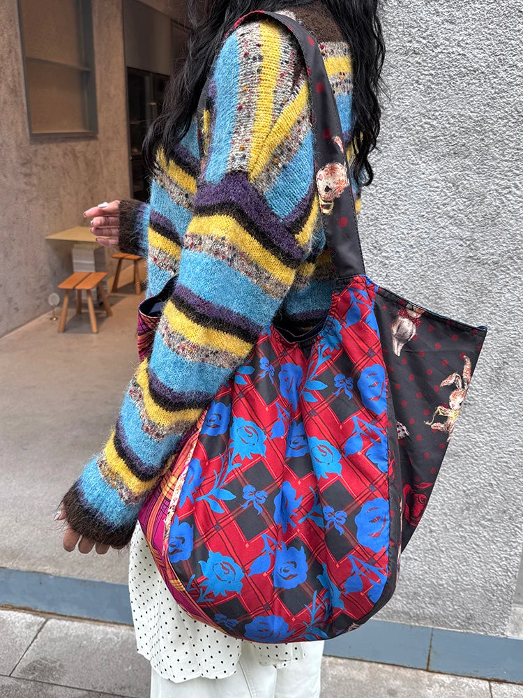2025 Winter New Arrivals Y2K Patchwork Bag For Woman